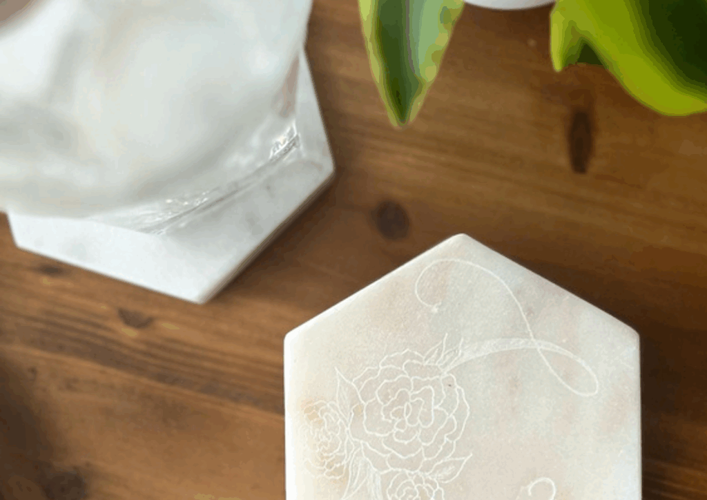 Live calligraphy event by Marielena Chávez